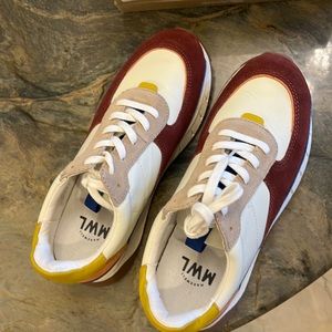 Madewell size 8.5 sneakers suede leather nubick.